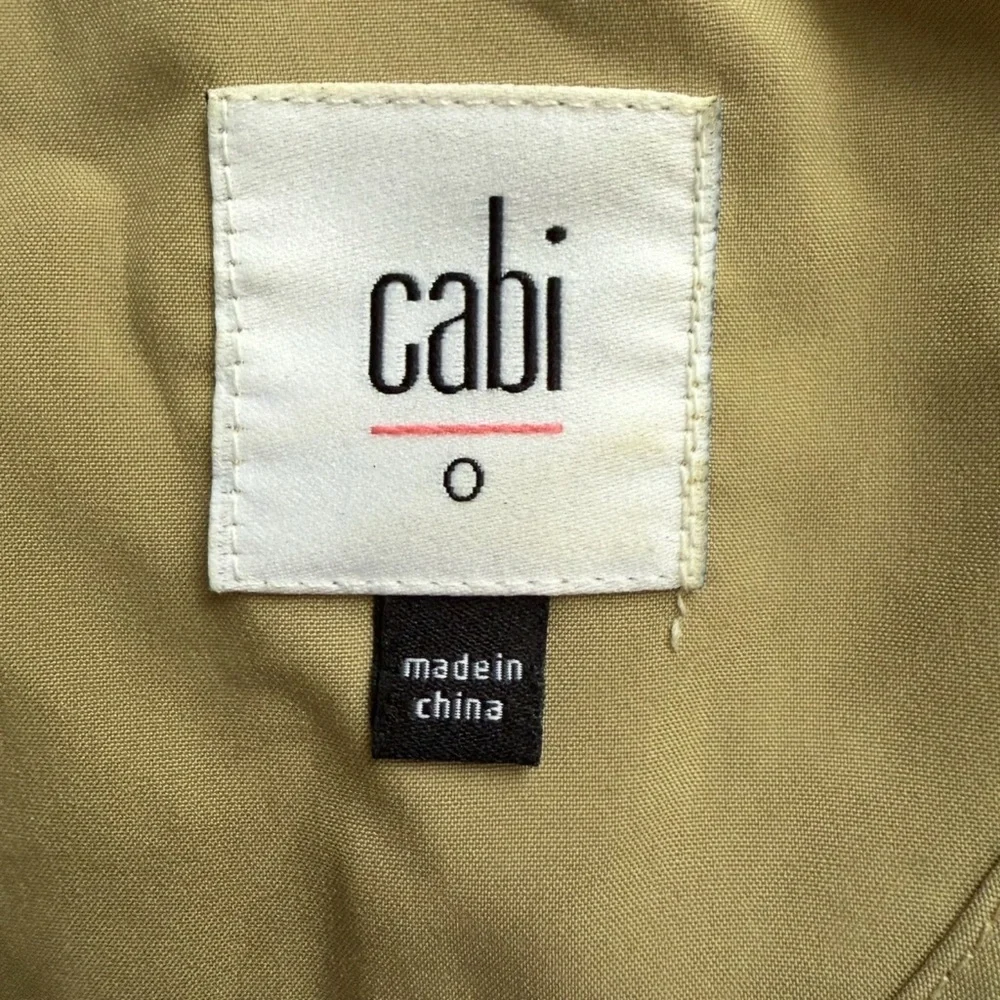 CAbi Women's Plaid Blazer - Black and Tan Size 0 Office Preppy Fall Checkered - Picture 3 of 14